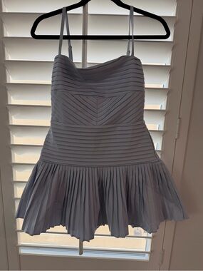 meshki angela mini dress Angela Textured Boucle Mini Dress / Ivory | MESHKI